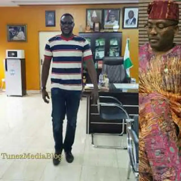Actor Odunmola Adekola Visits Office of Commissioner Dayo Adeneye (D1)